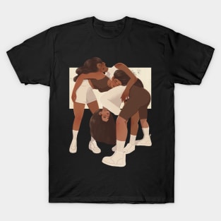 3 Girls in Nudes T-Shirt